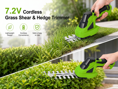7.2V Cordless Grass Shear & Hedge Trimmer Buying Guide