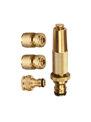 4pcs Brass Hose Connector Set TG7209004-1/2"