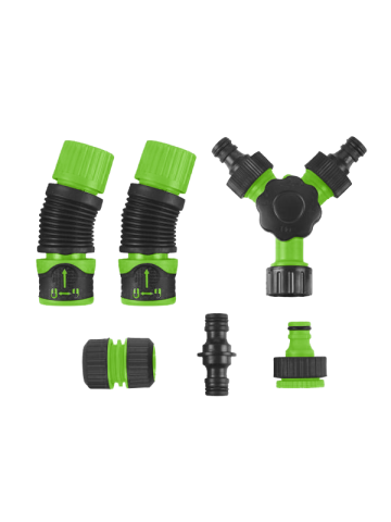 6PCS Universal Hose Connector Set – Multi-Size Garden Adapter Kit TG7208029