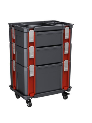 Aluminum handle Toolstation Box Set with Tote TH6302031