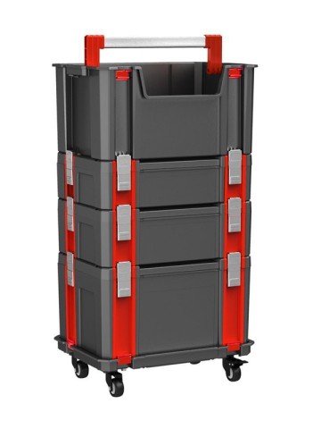 Aluminum handle Toolstation Box Set with tote TH6302032