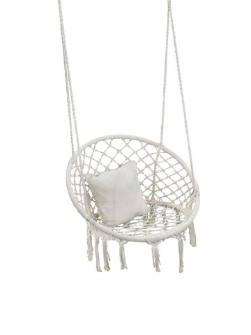80cm Cotton Rope Hanging Mesh Hammock Swing Chair - OD0401008