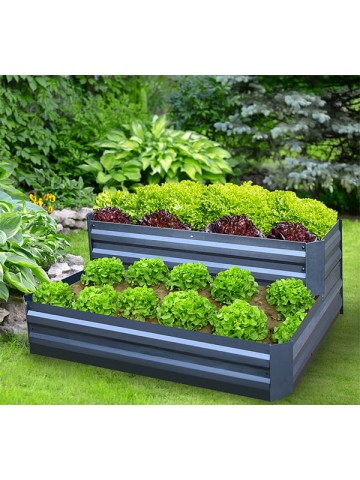 Raised Metal Garden Bed - 120×90×45cm TG3109038