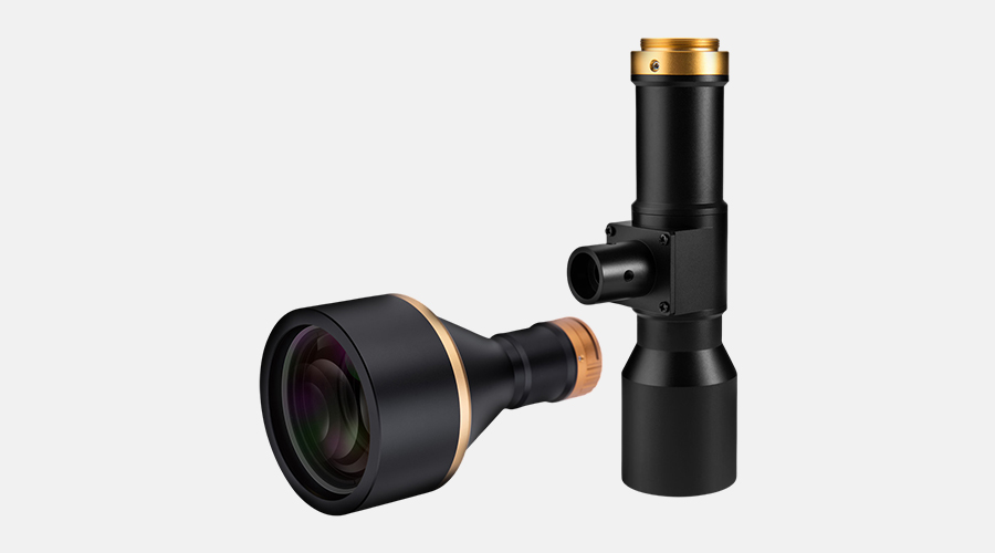 Dual telecentric lens 1.2" chip