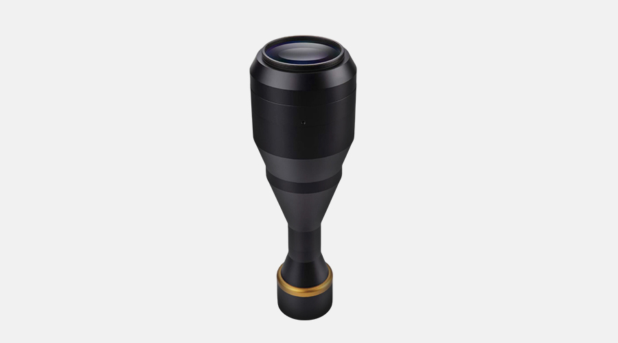 High precision telecentric lens designed with 23mm chip and 4/3" CCD sensor