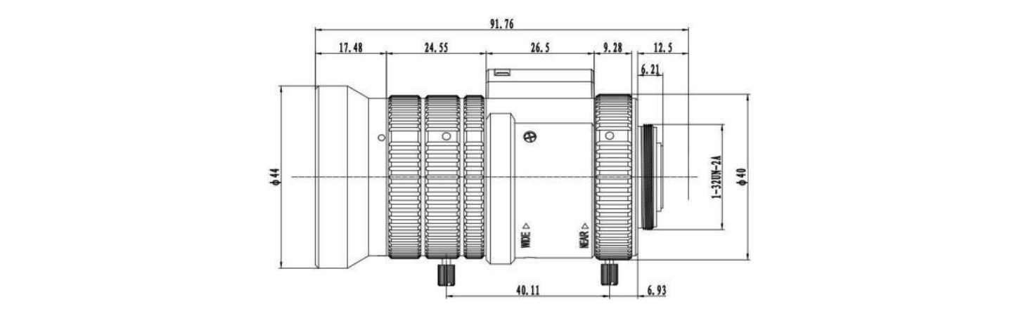 CS-NVD0550IR (6MP) - kích thước