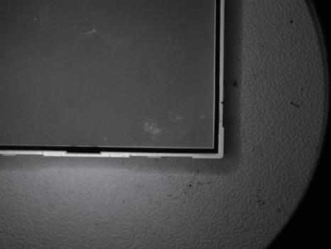 افحص محاذاة لوحة شاشة LCD