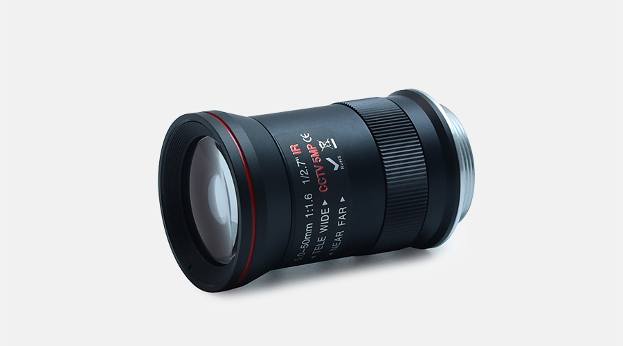 1/2.7-inch 5MP manual zoom surveillance lens