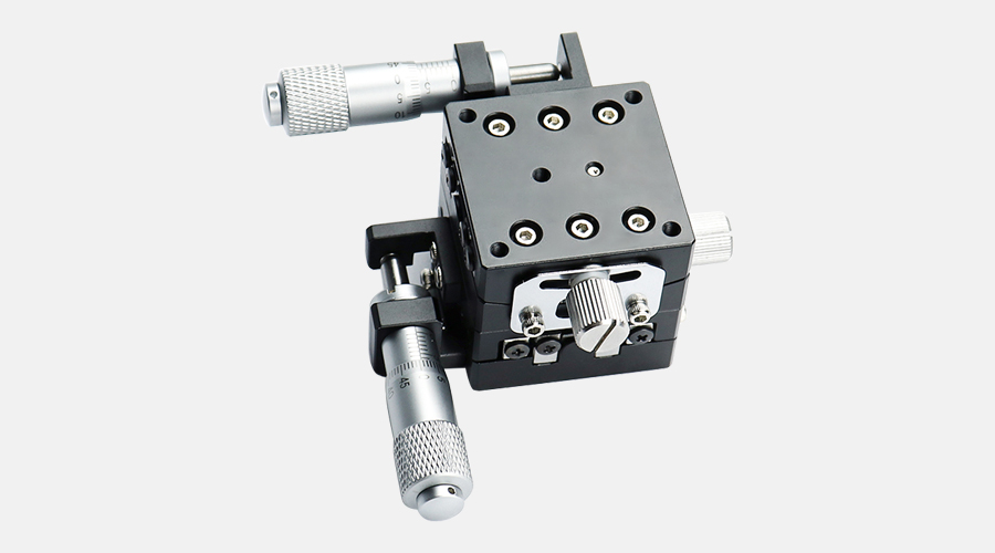 Cross rail α β axis manual displacement precision slide table