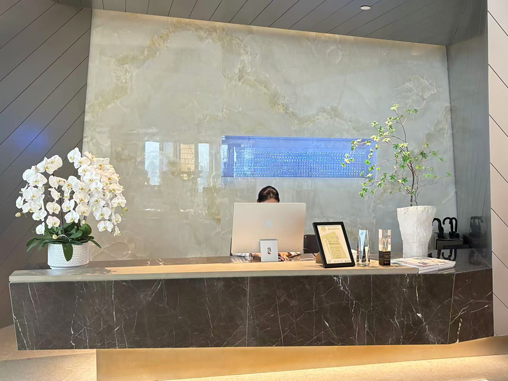 Client Case Study | Funtek Sintered Stone Elevates Commercial Space with Function and Elegance