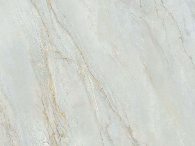 ROVNI White Jade Sintered Stone Slab – Crystalline Gloss Surface for Elegant Tables & Counters