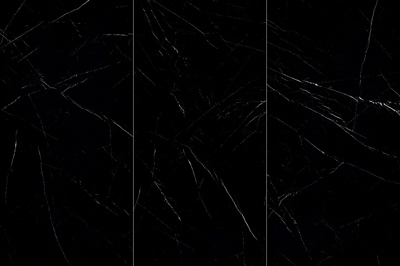 BLACK KNIGHT Porcelain Slab – Glossy Black Marble Look (2)