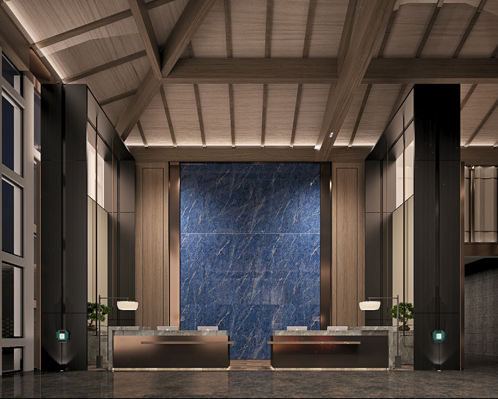 CORAL BLUE Sintered Stone Panel (1)