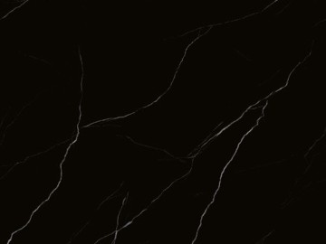 Flack Marquina Sintered Stone Panel – High Gloss Marble Vein Finish