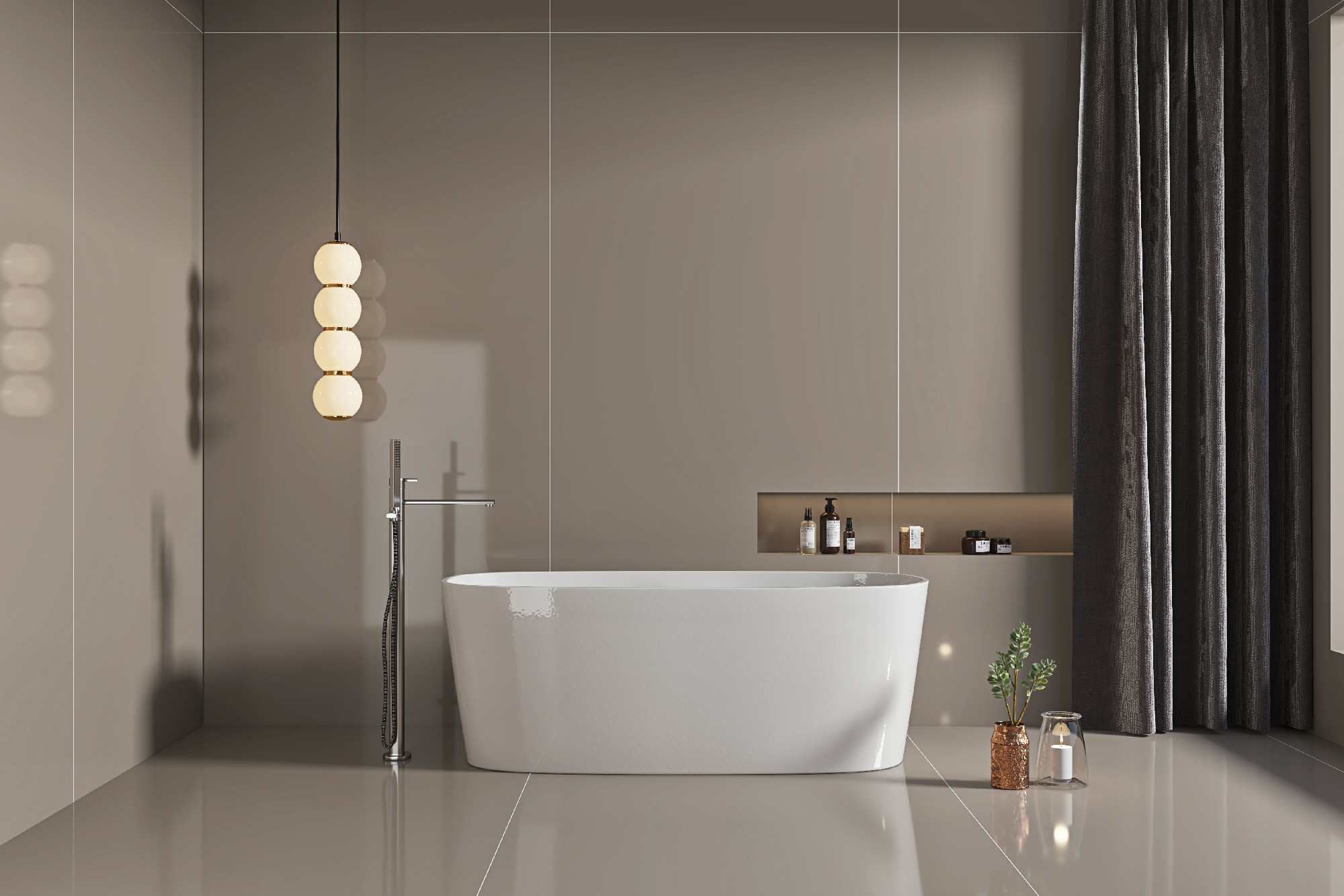 MOCHA TAUPE Morandi Porcelain Slab – Soft Matte Finish (1)