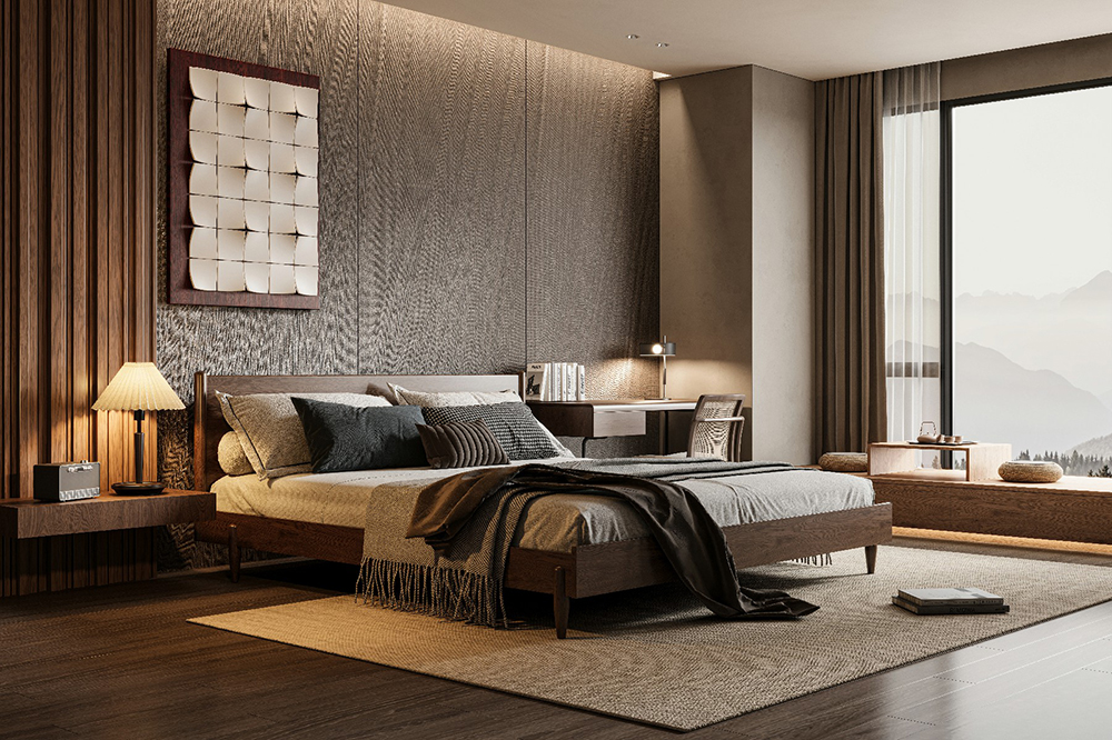 PHANTOM KHAKI Flow Texture Sintered Stone Panel (1)