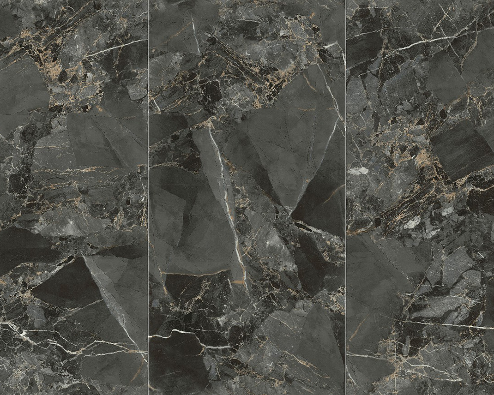 STARRY NIGHT Polished Dark Marble Look Slab (2)