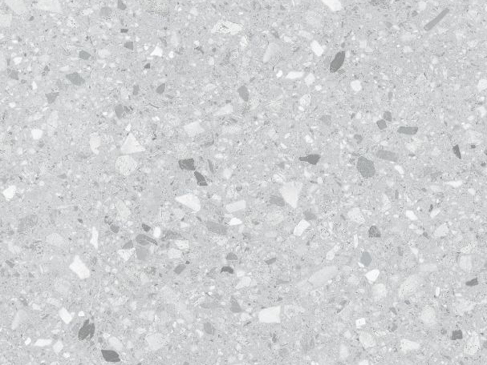 Light Grey Terrazzo Look Porcelain Slab – Soft Matte Finish