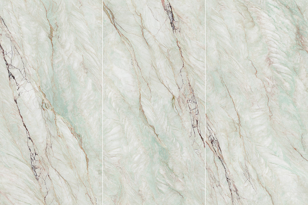 SEASCAPE MIST Green Veined Porcelain Slab – Glossy Marble Effect (2)