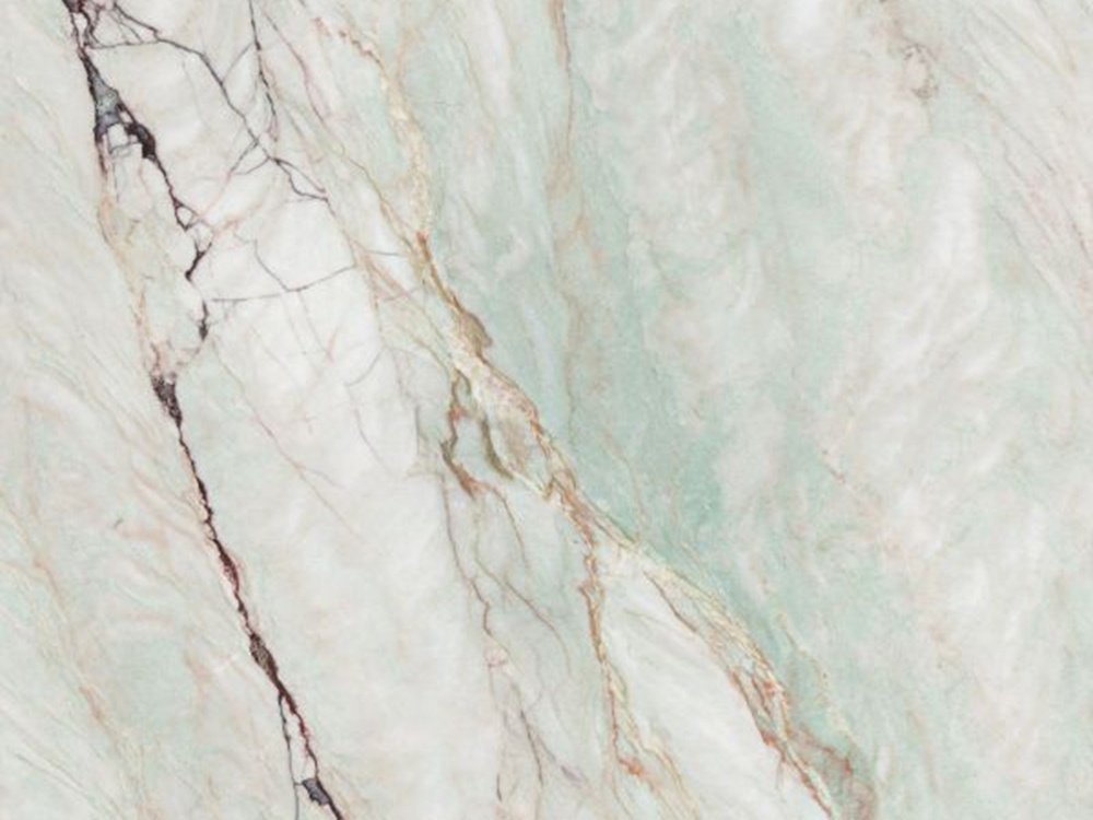 SEASCAPE MIST Green Veined Porcelain Slab