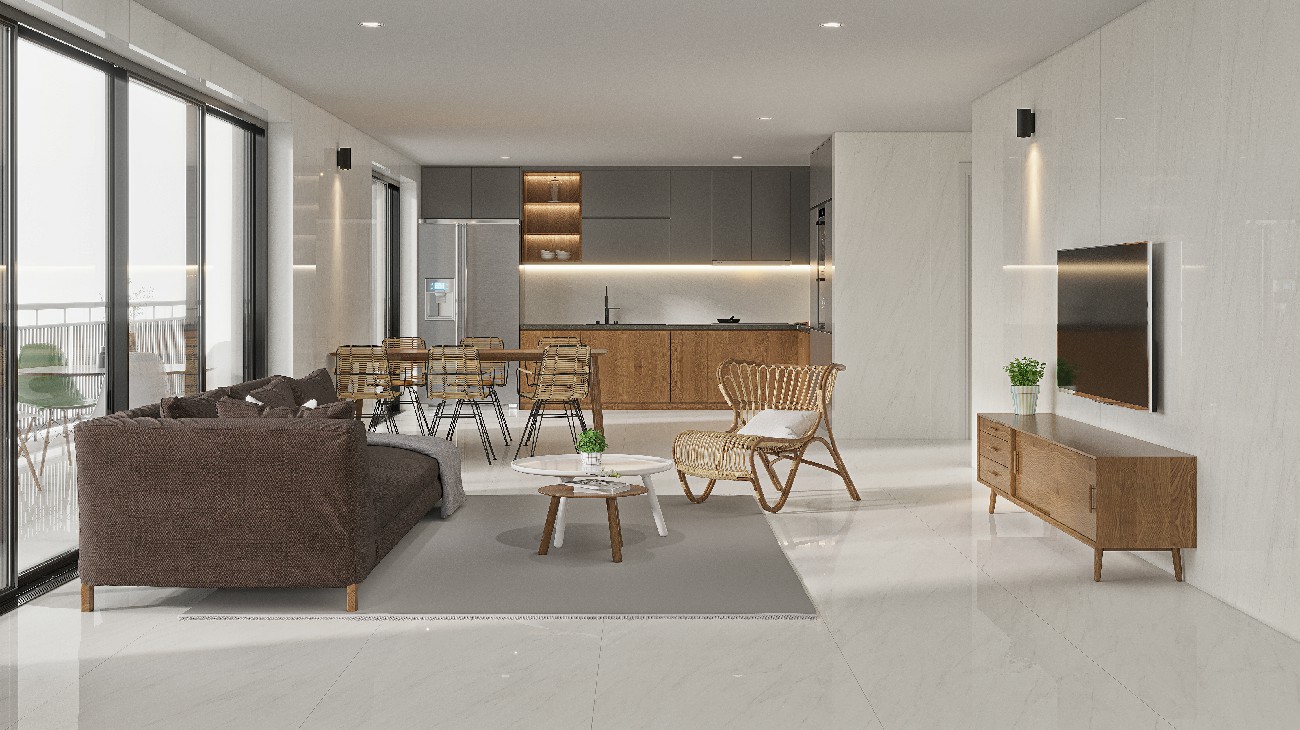 5 maneiras pelas quais a pedra sinterizada branca Yashi valoriza a sua casa.