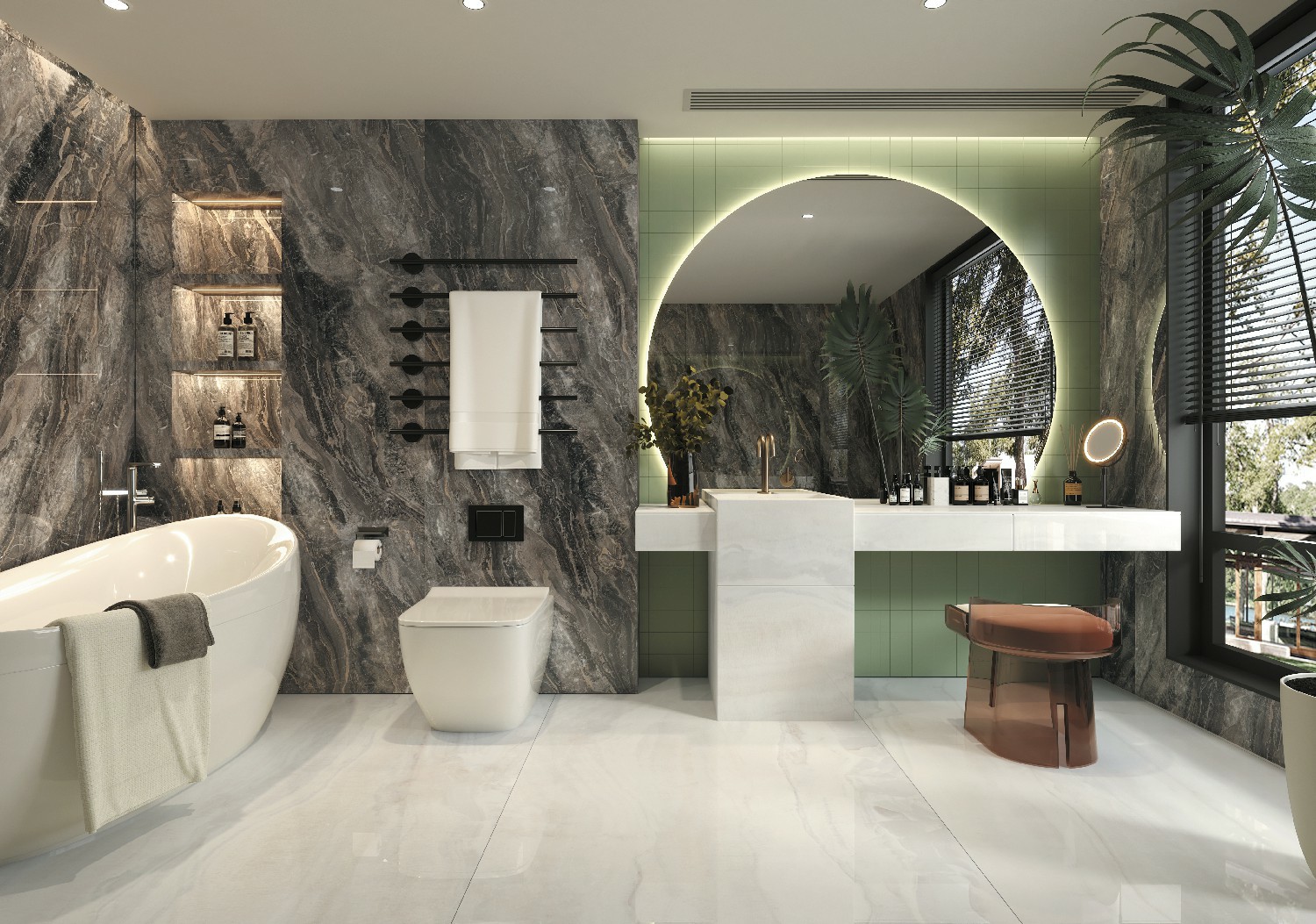 Sintered Stone vs. Ceramic Tiles: Do They Really Look the Same? A Clear Guide for Modern Design