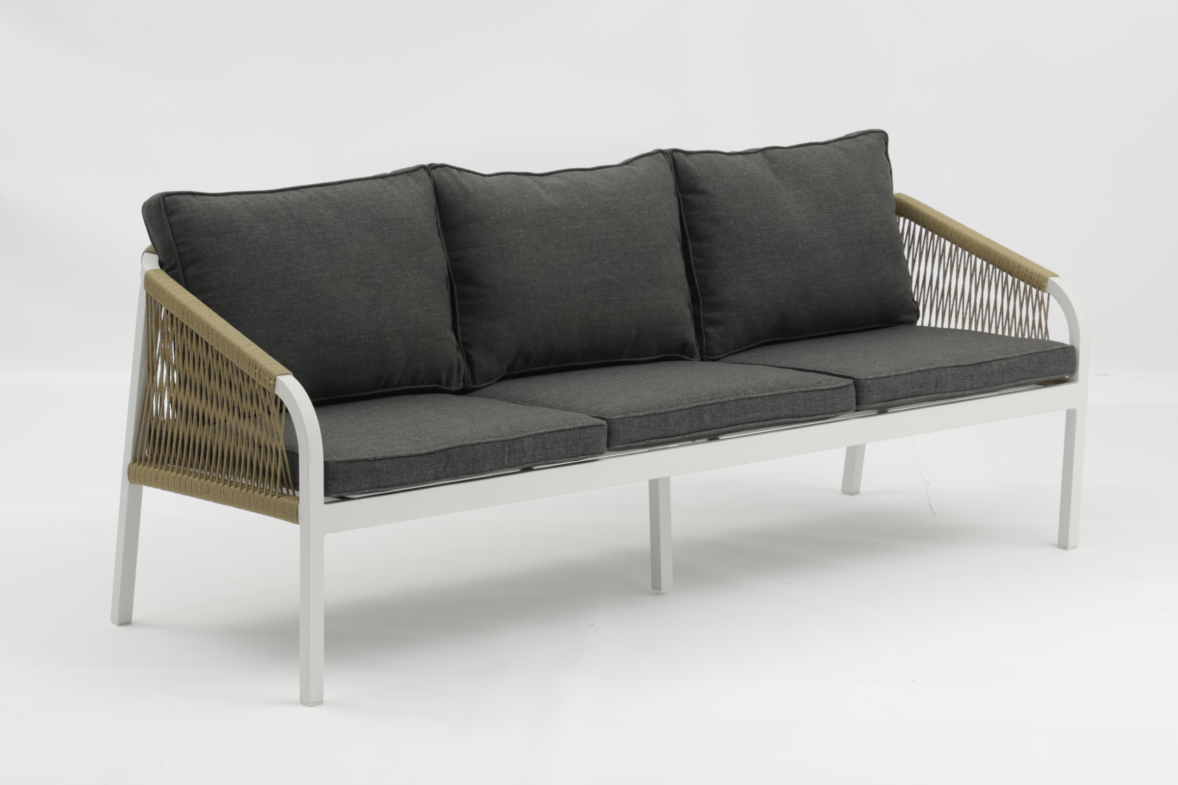 No need assemble Cali outdoor aluminum PE rattan sofa 4 pieces set - AD935004-4