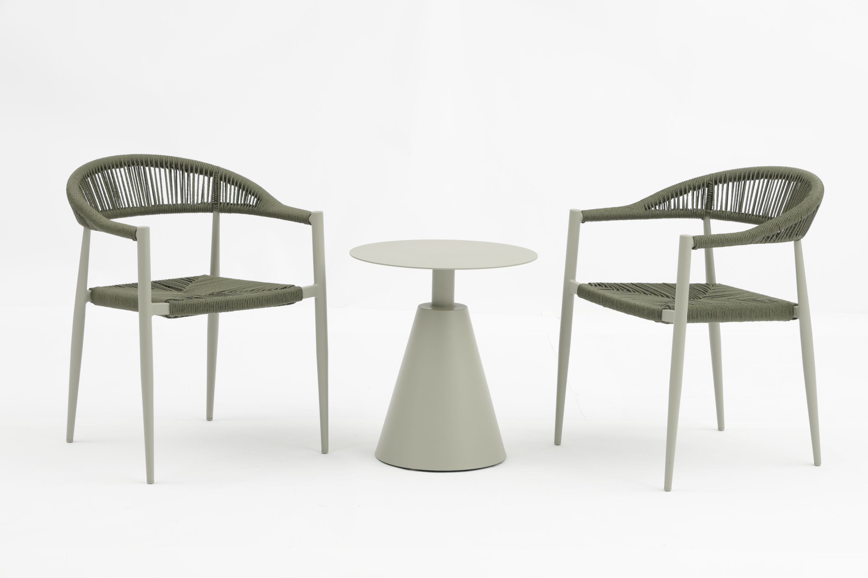 All-Aluminum Side Table - Lightweight and Durable Outdoor Accent Table - AD551012