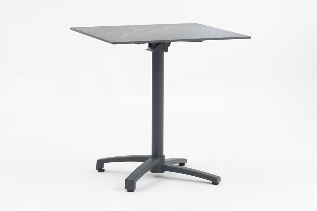 Hot sale factory direct four leg metal Alum table base with top for restaurant - AD751018