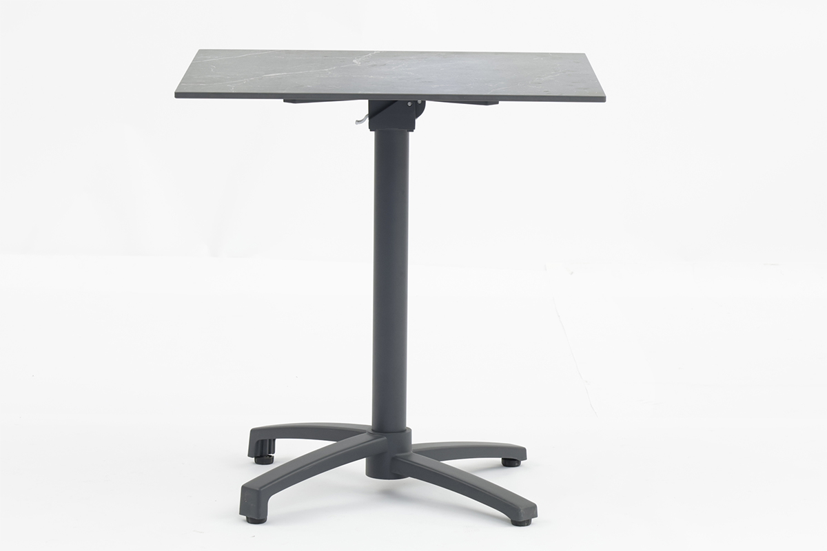 Hot sale factory direct four leg metal Alum table base with top for restaurant - AD751018
