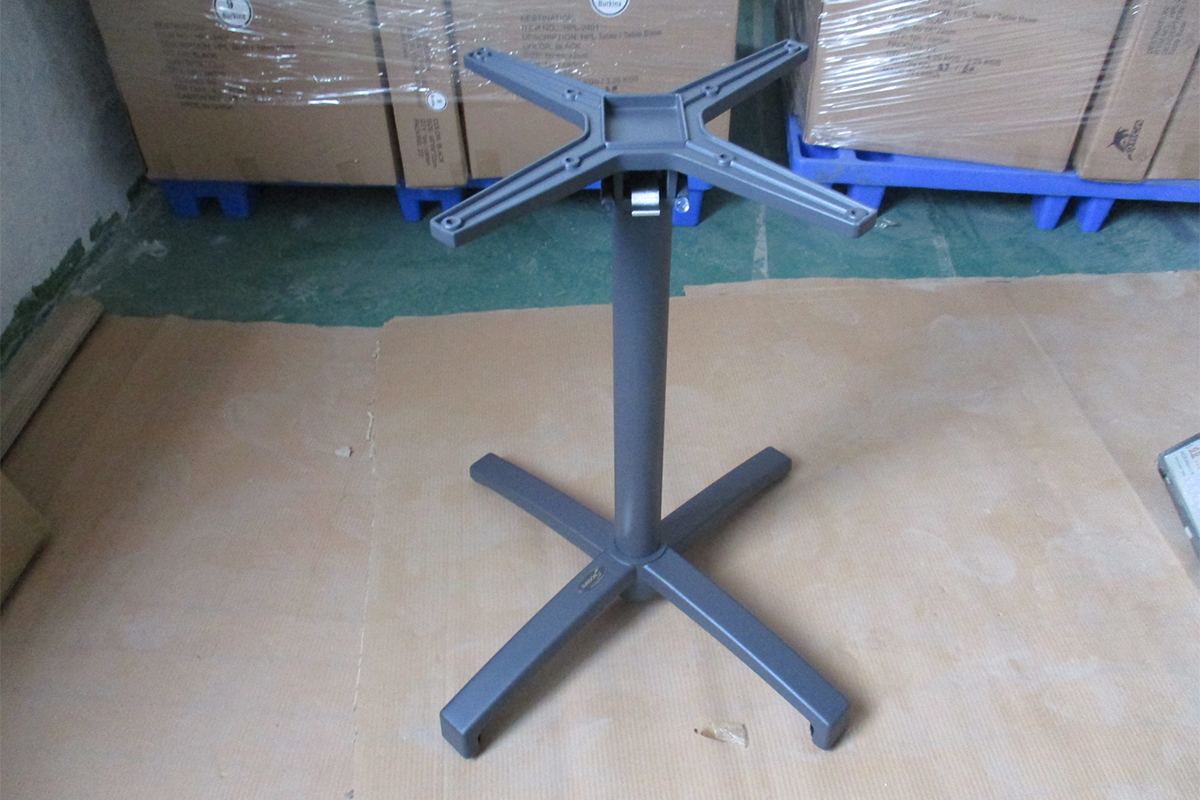 Modern Industrial Round Restaurant Coffee Dinning Metal Table Bases with Ceramic Table Top- AD751014