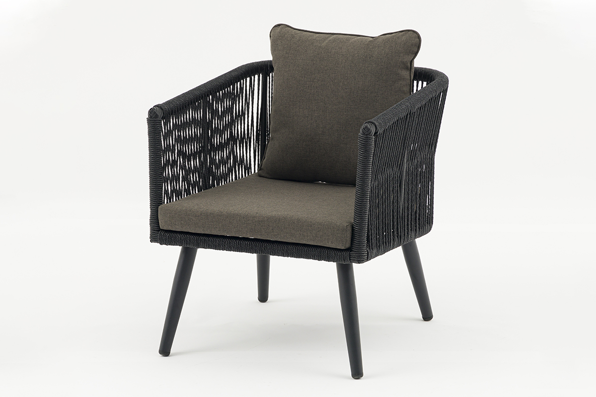 Outdoor beautifully combines modern design Dili alum rattan sofa-AD725013-4
