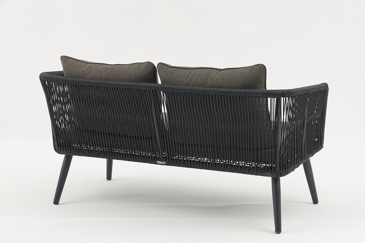 Outdoor beautifully combines modern design Dili alum rattan sofa-AD725013-4