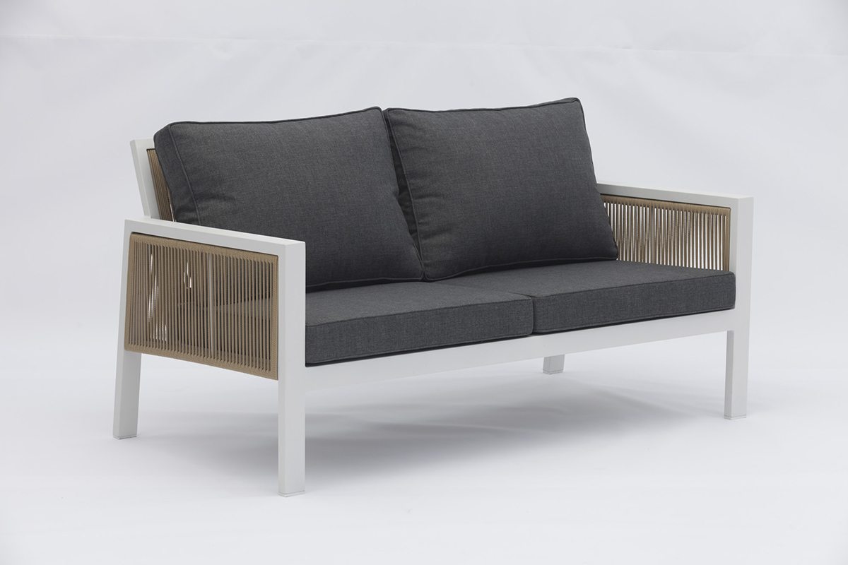 Outdoor full-aluminum Dolla four-piece sofa set combines modern elegance-AD685086