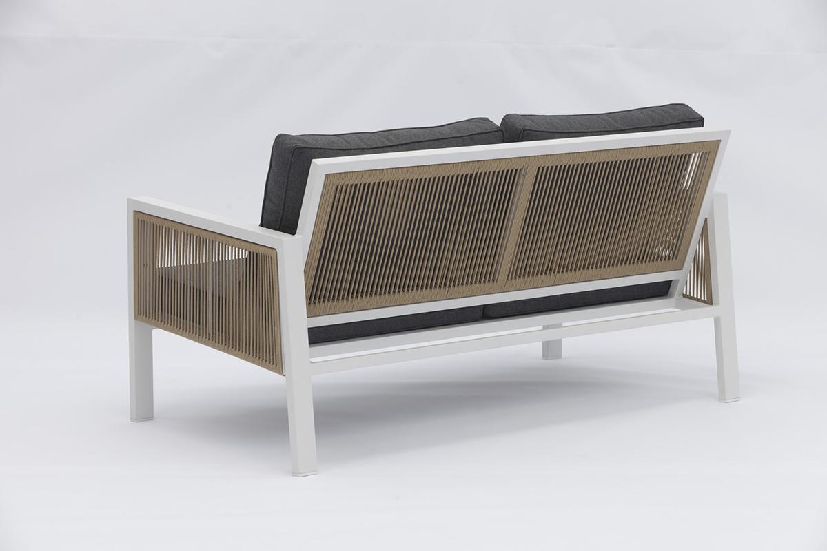 Outdoor full-aluminum Dolla four-piece sofa set combines modern elegance-AD685086