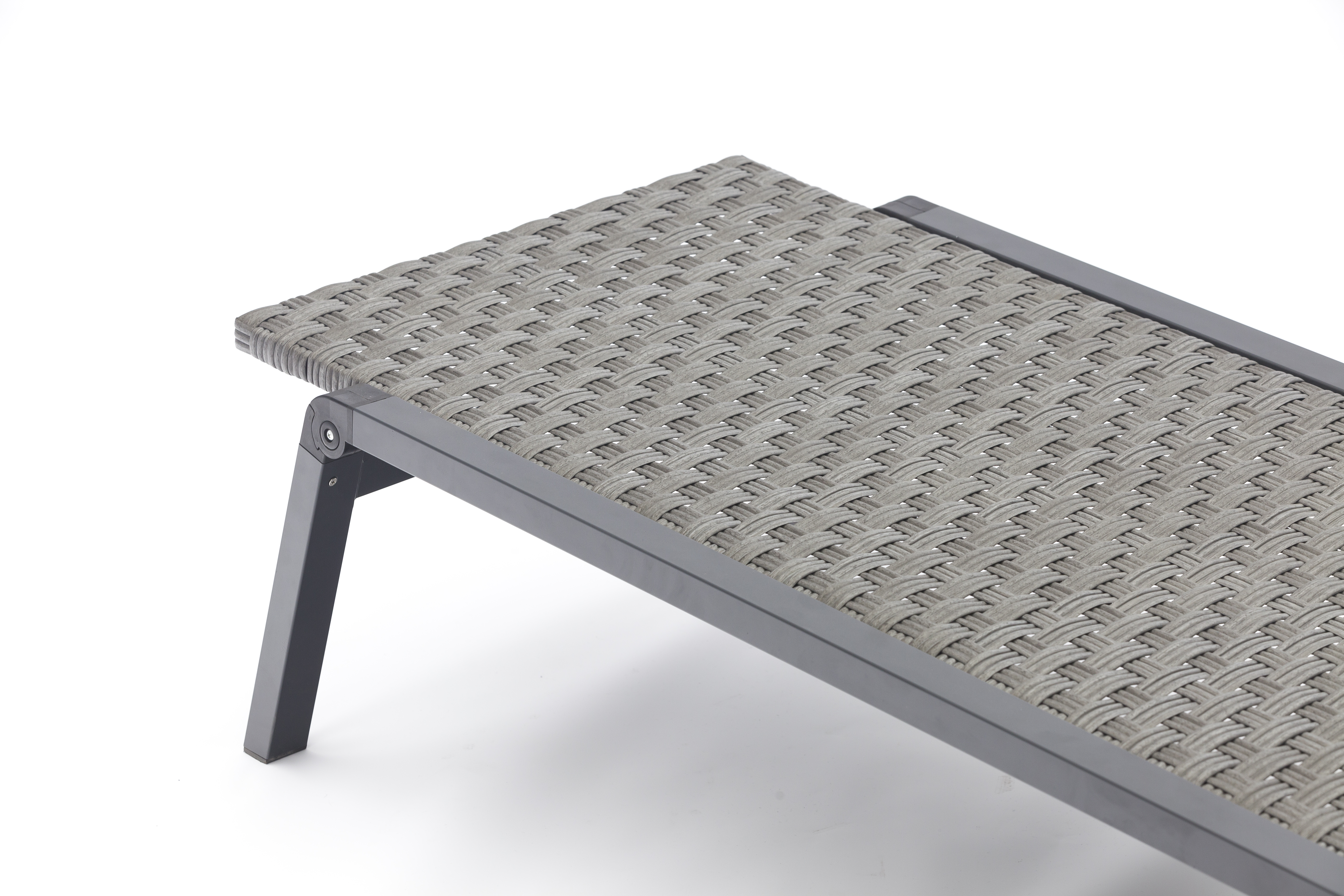 Yoga All Weather Pool Furniture Adjustable Beach Outdoor Sun Lounge Chair With Aluminum Frame-AD607001