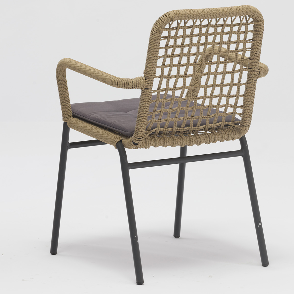 AD667018A-PE twist wicker with cushion(3)-Nature colour