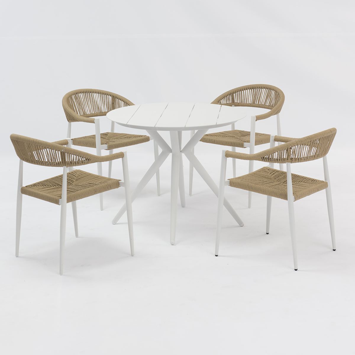 Full-Aluminum Modern Aluminum Patio Dining Table - AD791018R (1)
