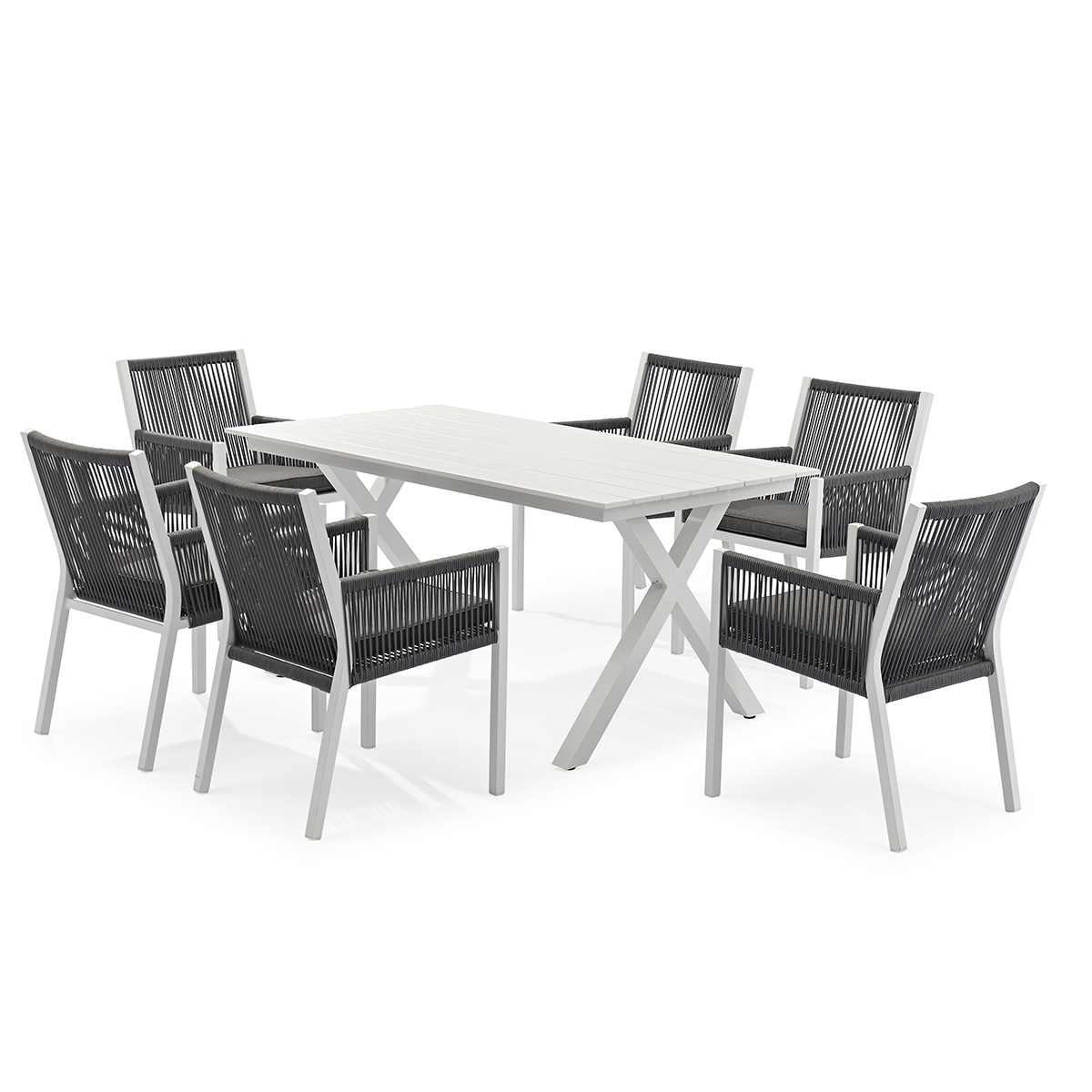 Full-Aluminum Stylish Aluminum Outdoor Dining Table - AD791001 (3)
