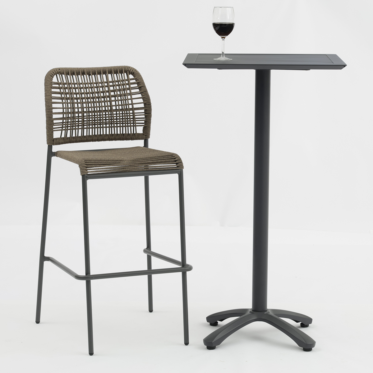 Full-Aluminum Weather-Resistant Aluminum bar Table - AD751019 (1)