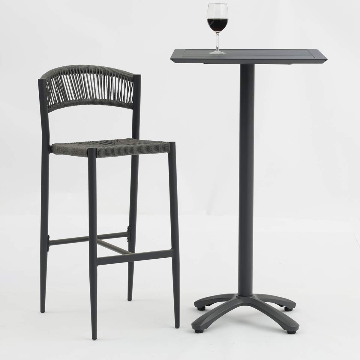 Full-Aluminum Weather-Resistant Aluminum bar Table - AD751019 (2)