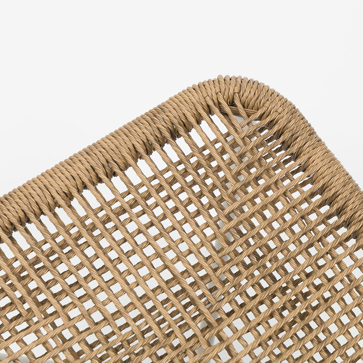 Lagos Scallop-Shaped Outdoor Aluminum Wicker Chair - AD722030 (4)