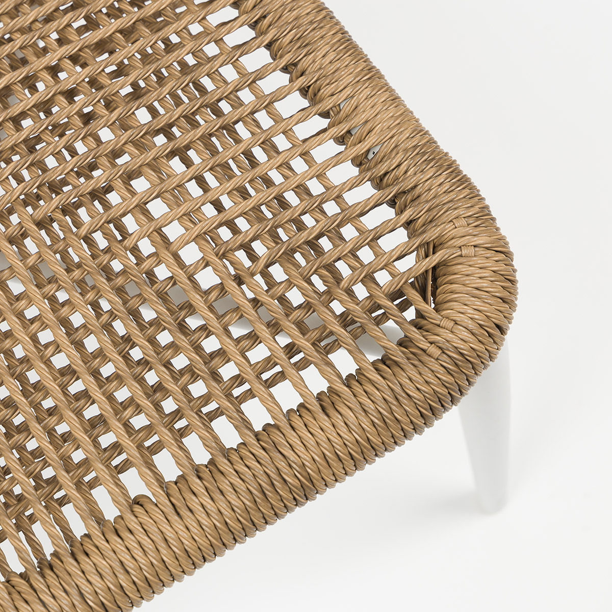 Lagos Scallop-Shaped Outdoor Aluminum Wicker Chair - AD722030 (7)