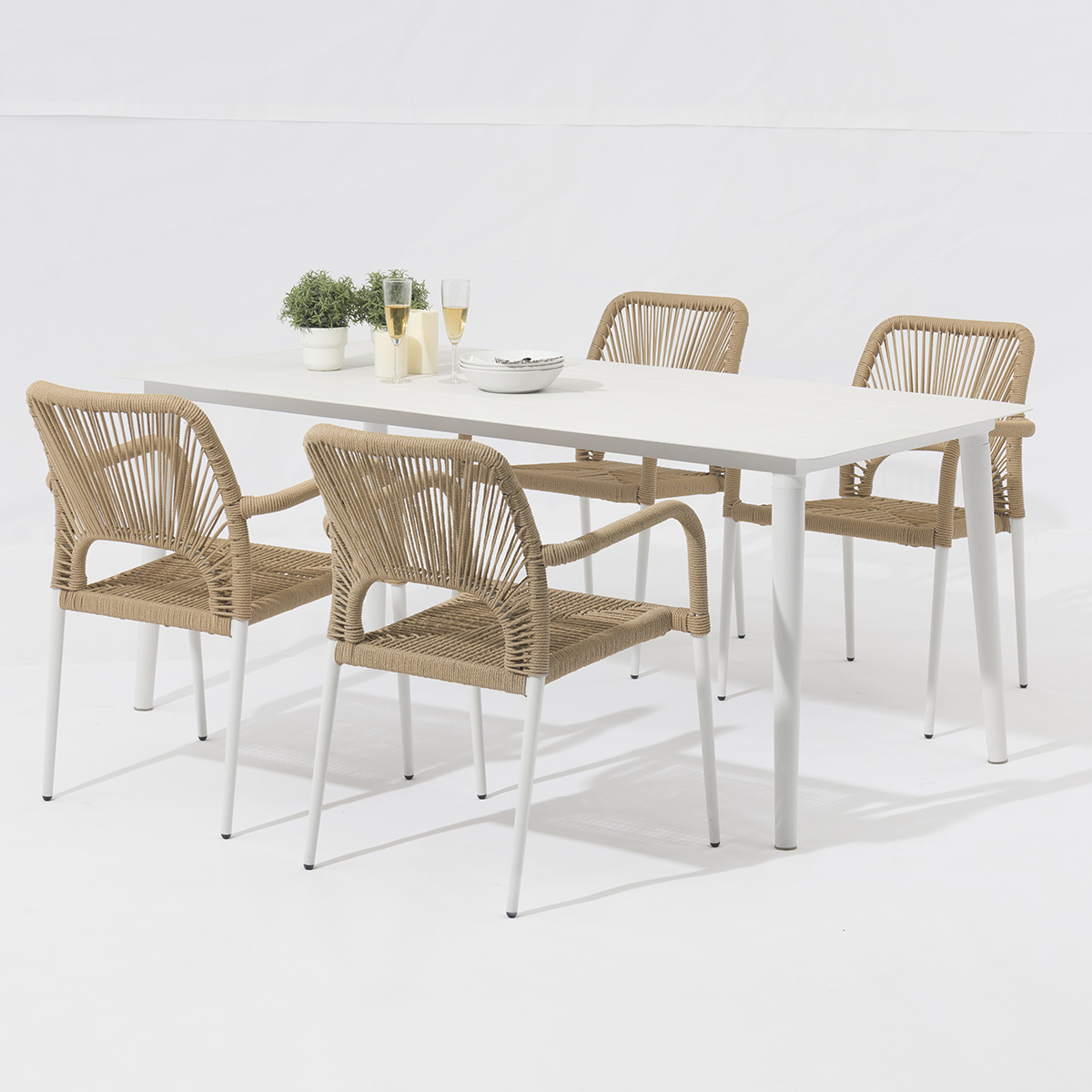 Lotsu alum dining 7pcs set-AD720009+AD647014 (3)