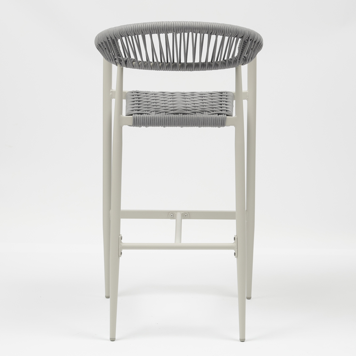 Stylish Outdoor Rope Bar Stool with Aluminum Frame AD872005BAR + AD551010-1 (1)