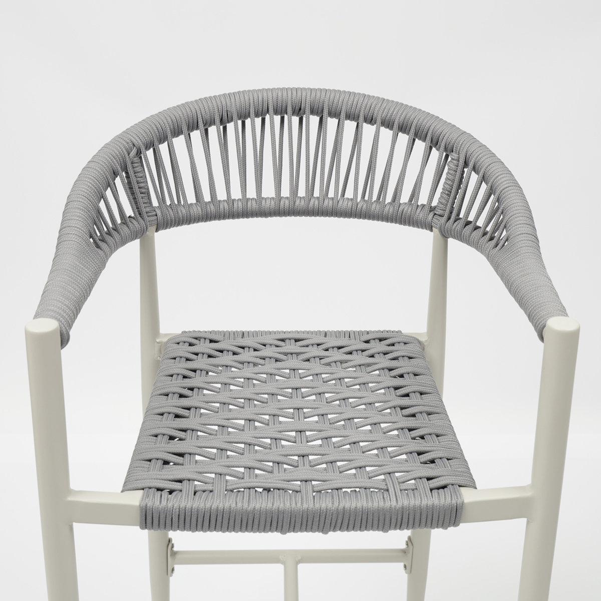 Stylish Outdoor Rope Bar Stool with Aluminum Frame AD872005BAR + AD551010-1 (2)