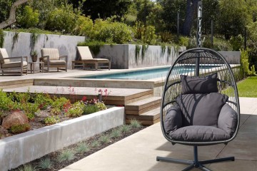 Garden furniture best deal furniture outdoor PE rattan hanging chair AD608001