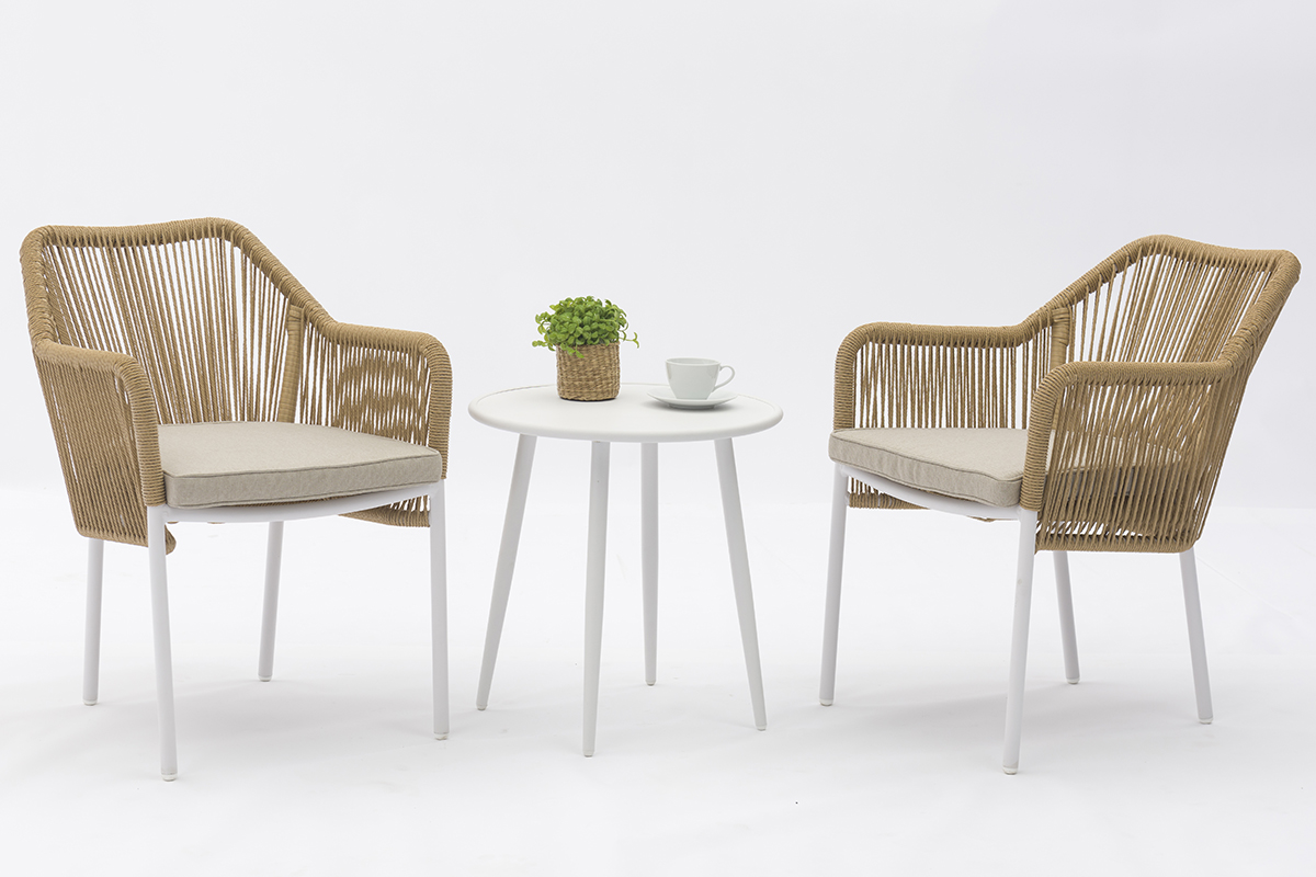 Garden Wales Rattan Chair with Coffee Table Set-AD723006-3