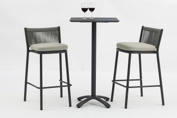 New Arrival Luxury Cafe Furniture  Restaurant Kitchen Stools High Bar Chairs with cushion AD552014