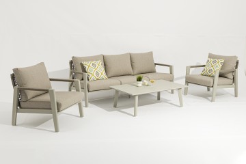 Outdoor Alum Rope sofa Hana sofa 4pcs set-AD555003